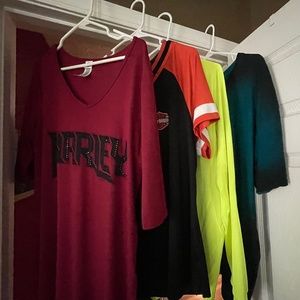 Harley-Davidson Shirt Bundle (4), XL and 2X